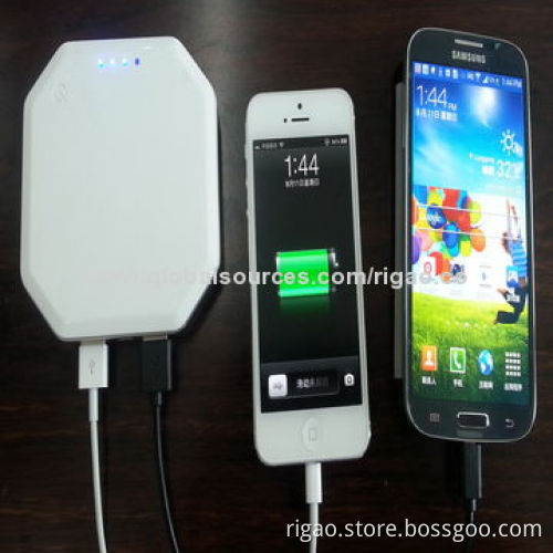 QI wireless charger with 6,000mAh Li-ion battery, for iPhone 5/5C/5S